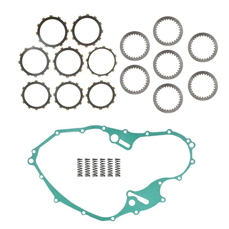 

Prominent For 06-18 Raptor 700 700R Clutch Kit Fiber Friction Discs+Springs+Gasket 5TG-16331-00-00 4X7-16325-00-00