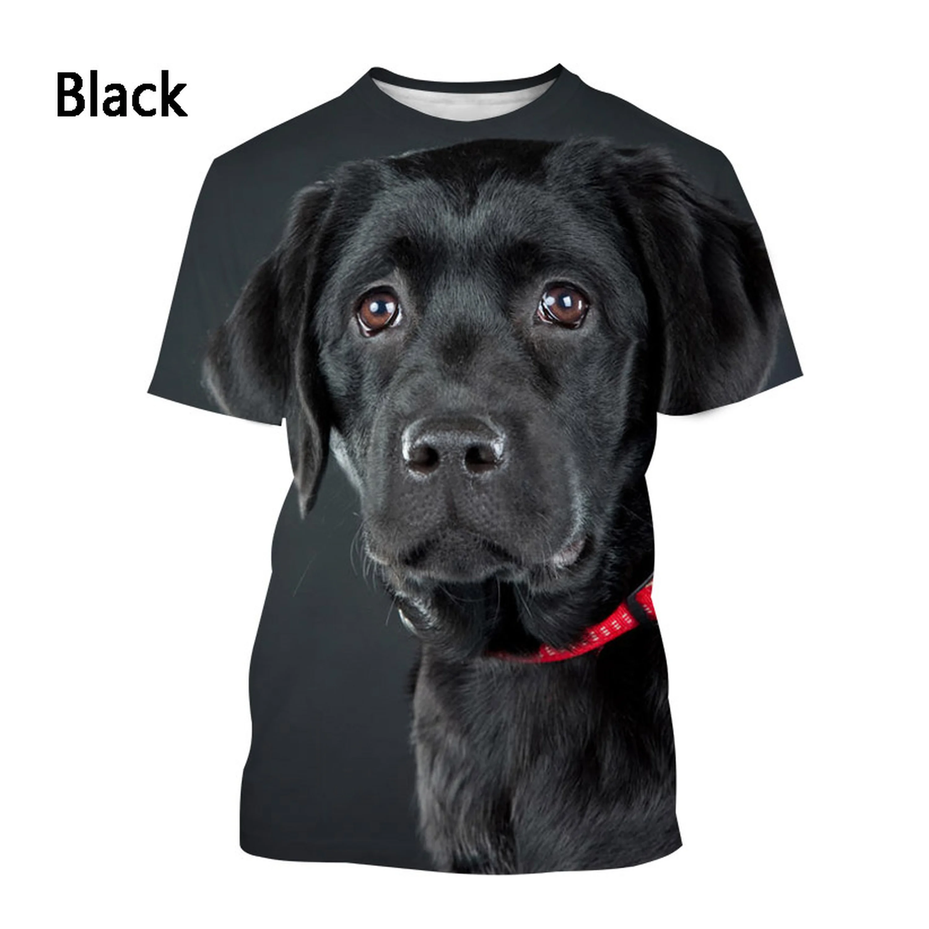 New Fashion Labrador Retriever 3D Printing T-Shirt Men Women Summer Casual Short Sleeve Pet Dog Shirt Top