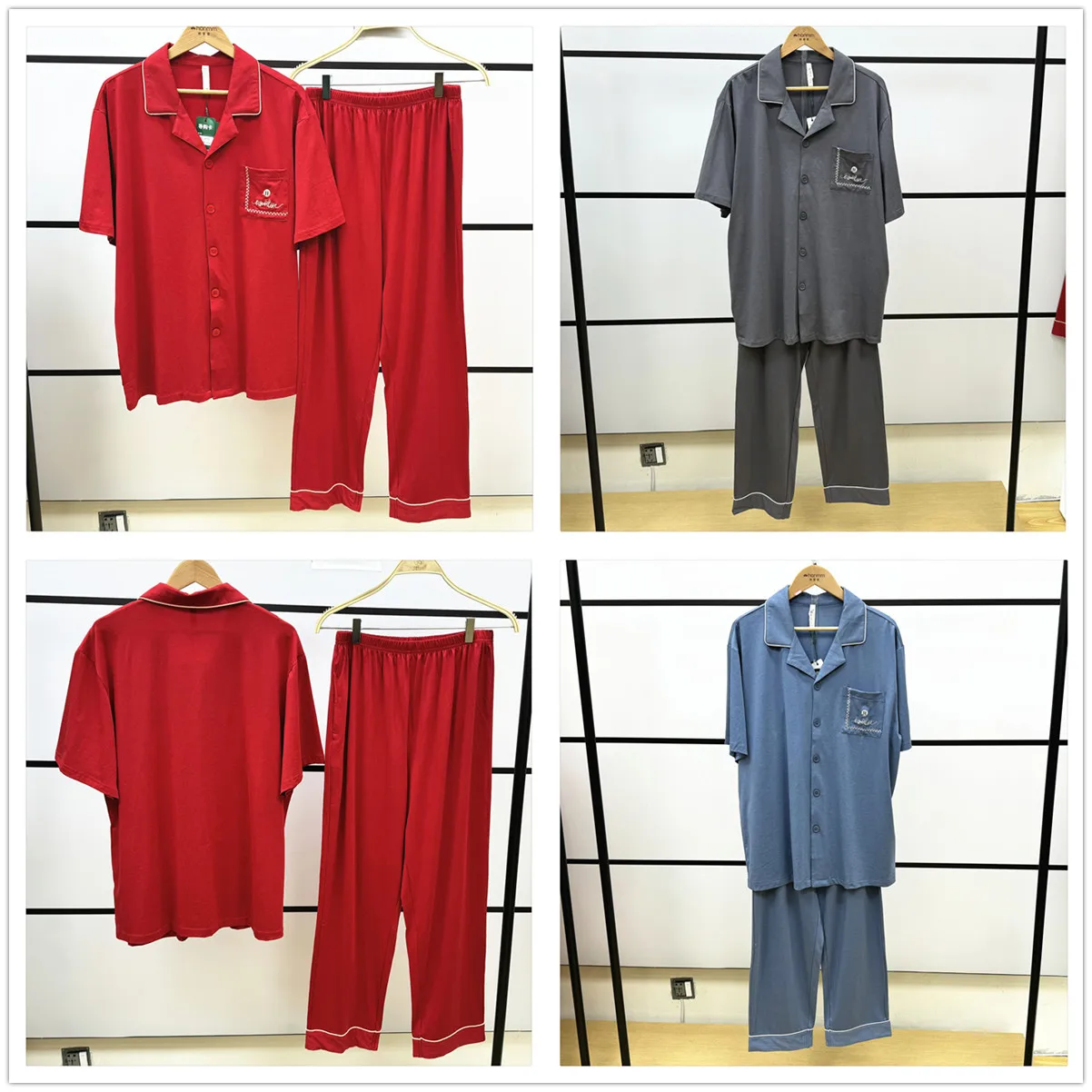 honey-honey-men's-ort-sve-long-pants-home-clothes-set-ultra-soft-skin-friendly-lyocell-cotton-spring-summer-8002b