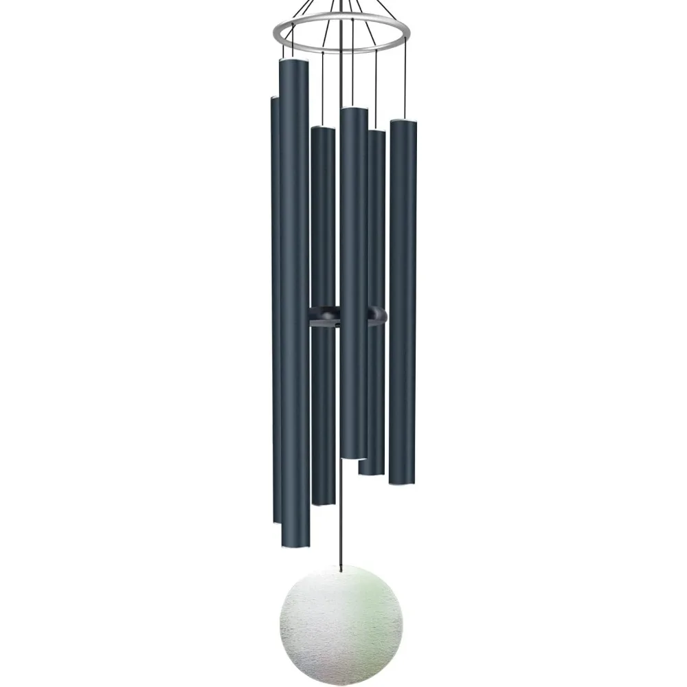 Extra Large Wind Chimes Outdoor Deep Tone Decorative Pendants for the House Japanese Wind Chime Garden Decor Black Freight Free