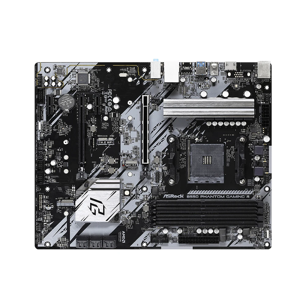 ASRock B550 PHANTOM GAMING 4 마더보드 지원 R7 5700X 5700x3D 5800x3D 5600G CPU 4xDDR4 128GB AMD AM4 HDMI M.2 ATX 메인보드 썸네일 4