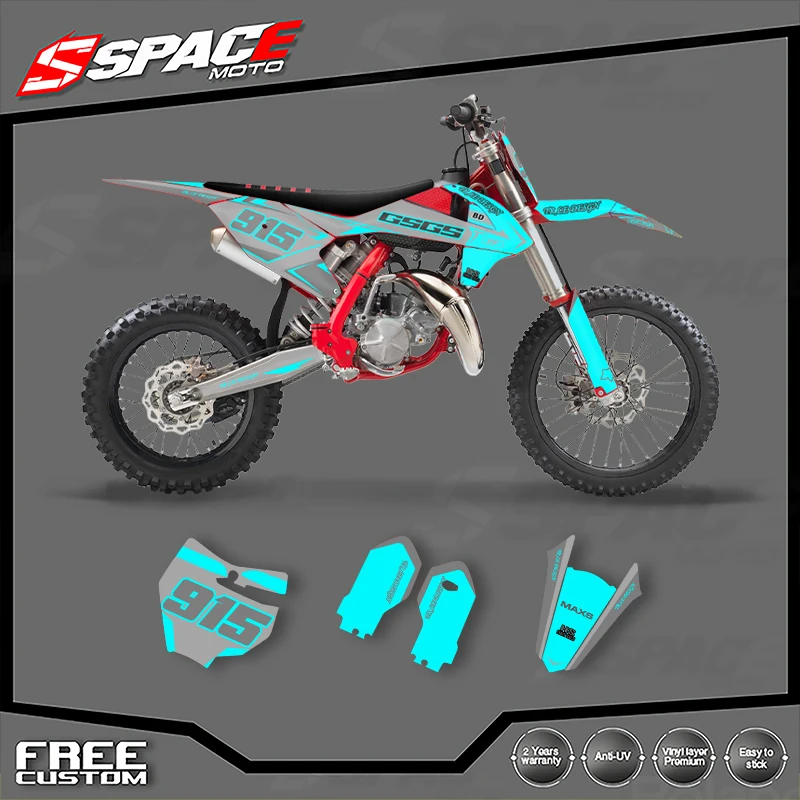 

SPACE Custom Motorcycle Graphics Background Decal for GASGAS MC85 2021 2022 21-22 Stickers Kits 05
