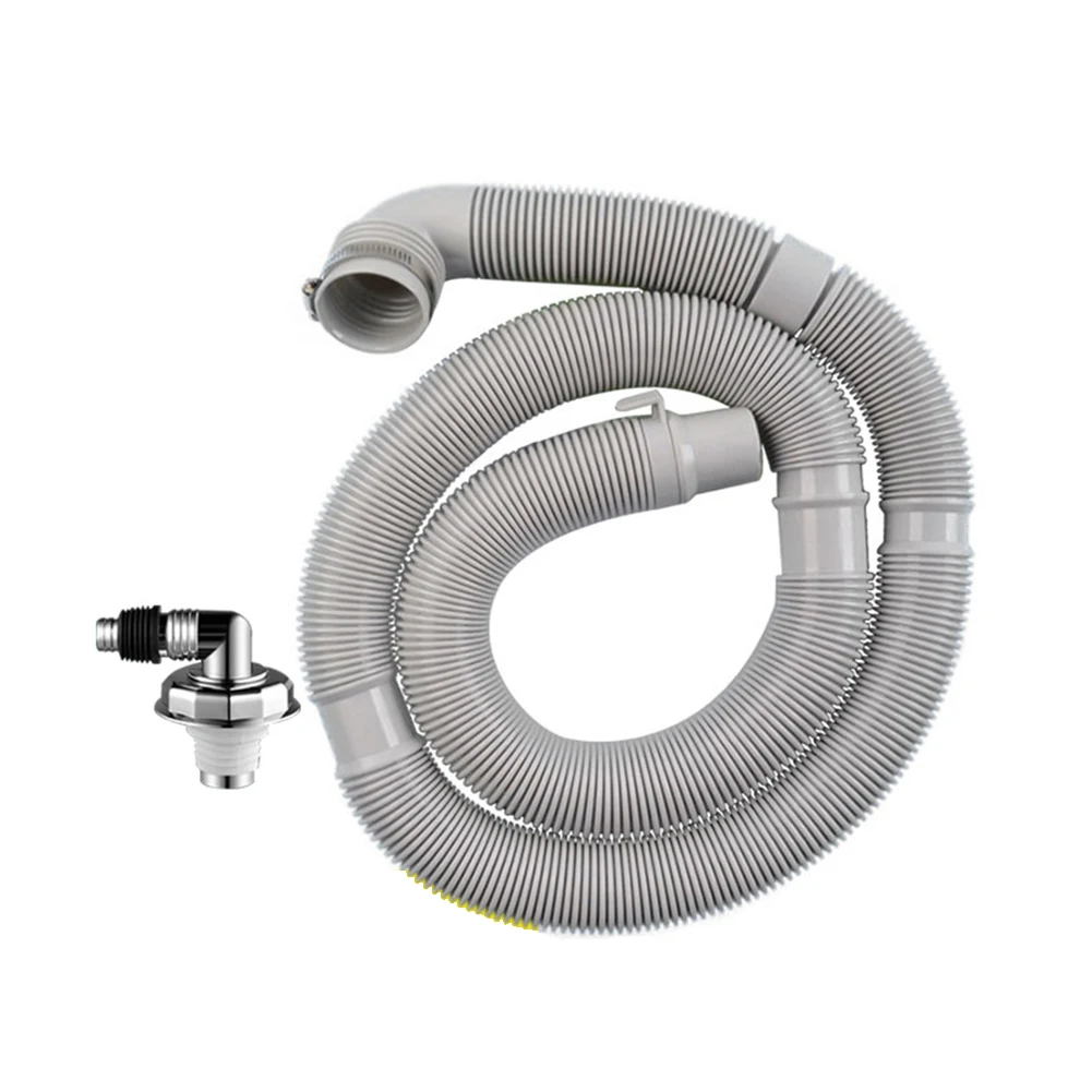 Flexible Washing Machine Drain Hose for Front Load Models Compatible with Multiple Part Numbers 1.2m and 1.5m Lengths