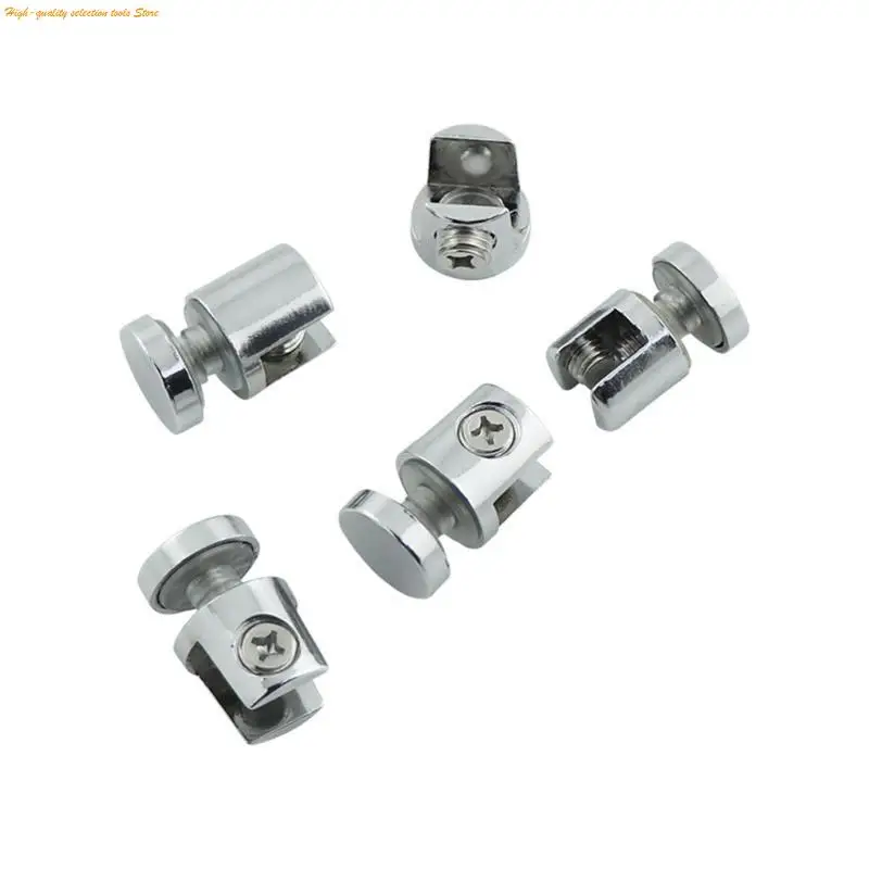 203F Furniture Connector Hardware Accessories Braket Penjepit Kaca untuk tebal 10-12mm