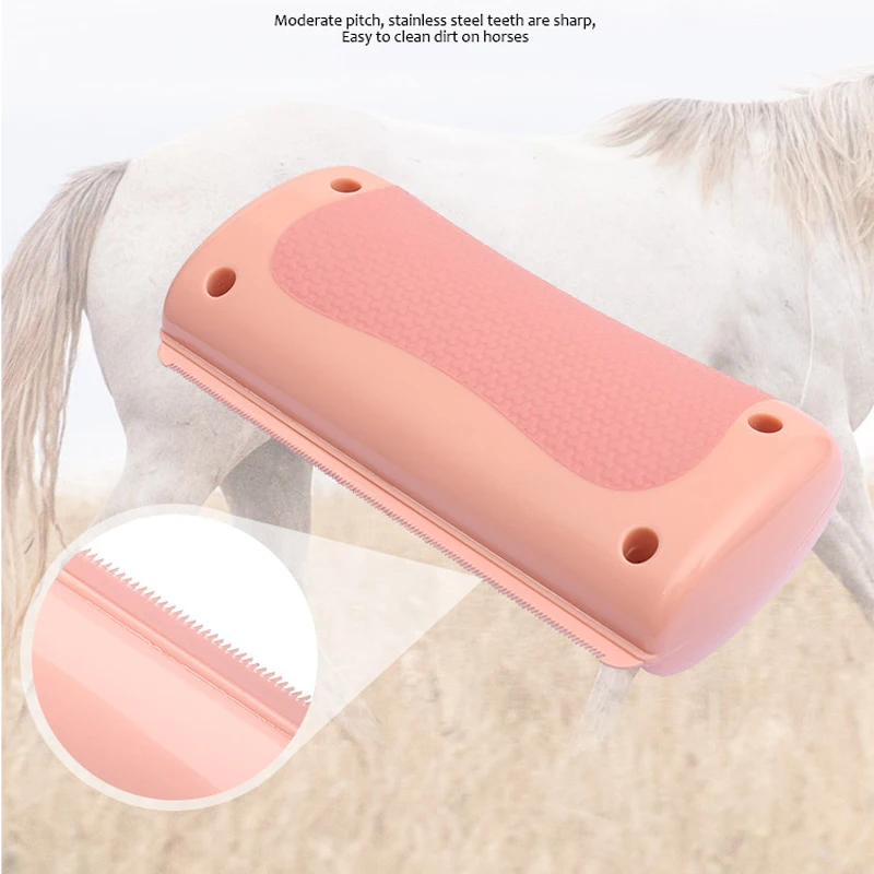 Horse Sweater Horses Groomer Cleaning Brush Scraper Pet Hairbrush Horse Hair Remover Pet Grooming Tool