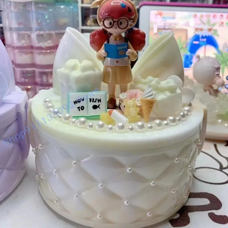 

H9ED Jewelry Box Resin Mold Storage Box Mold Diamonds Resin Jar Mould for DIY Crafts