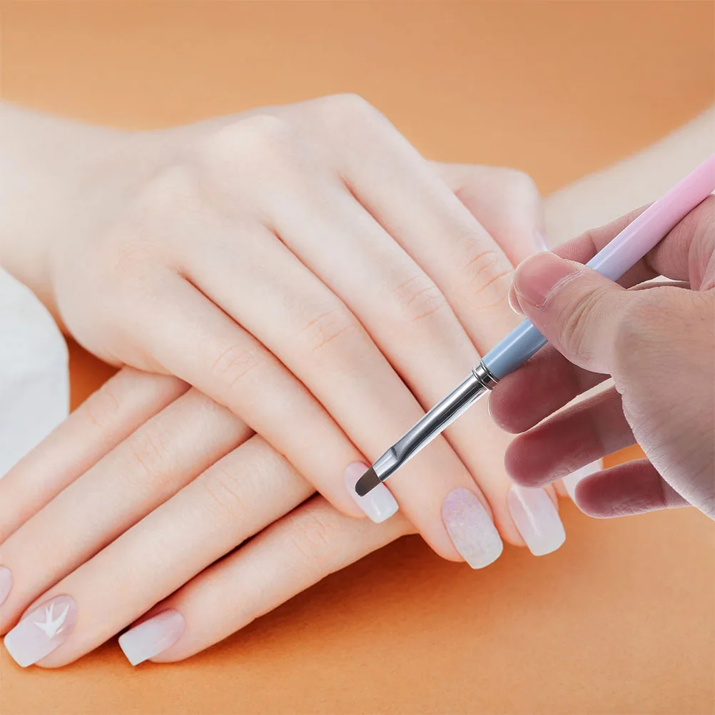 

4 шт., кисть для дизайна ногтей, металлическая маникюрная ручка для домашнего салона, инструменты для рисования «сделай сам», аксессуары, кисти для рисования ногтей