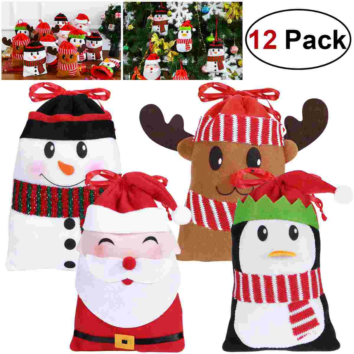 

Birthday Bags for Presents Candy Christmas Gift with Handles Treat Pearlescent Pouch