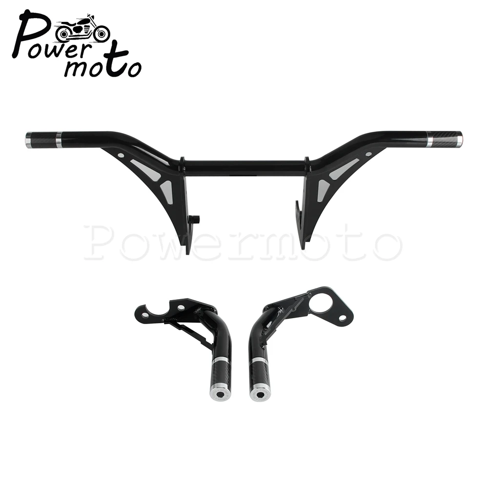 ل هارلي سوفتيل تحطم بار أوتاد الطريق السريع الجبهة الخلفية دراجة نارية السقوط حماية الوفير صالح شارع فات بوب منخفضة رايدر FXST 18-24