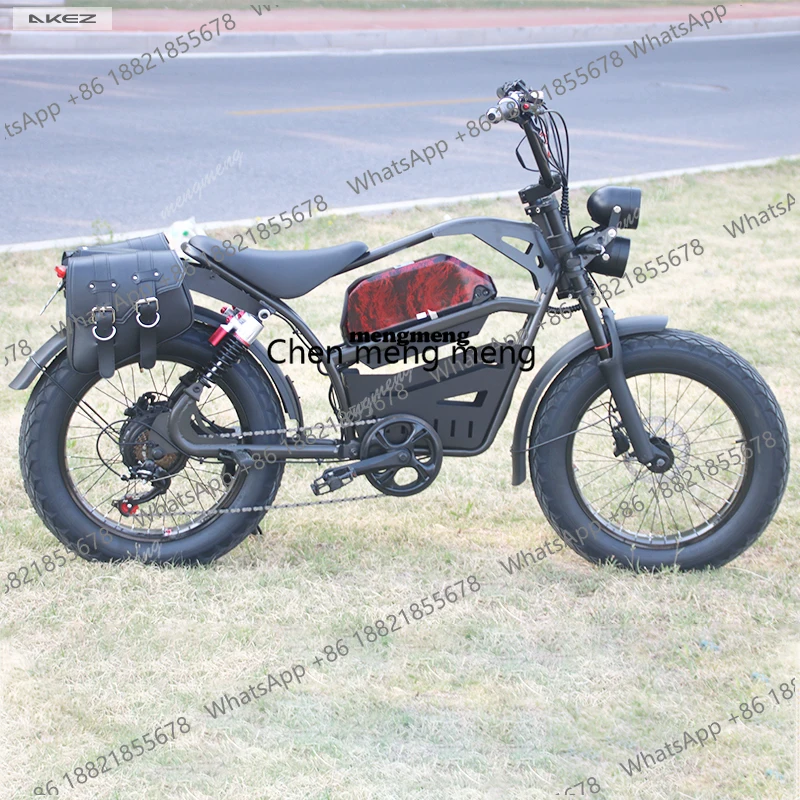 Professional Manufacturer 18Ah Sports Bicycle for Men Snow Beach Electric Mountain Electric Bicycle Full Suspension Motorcy