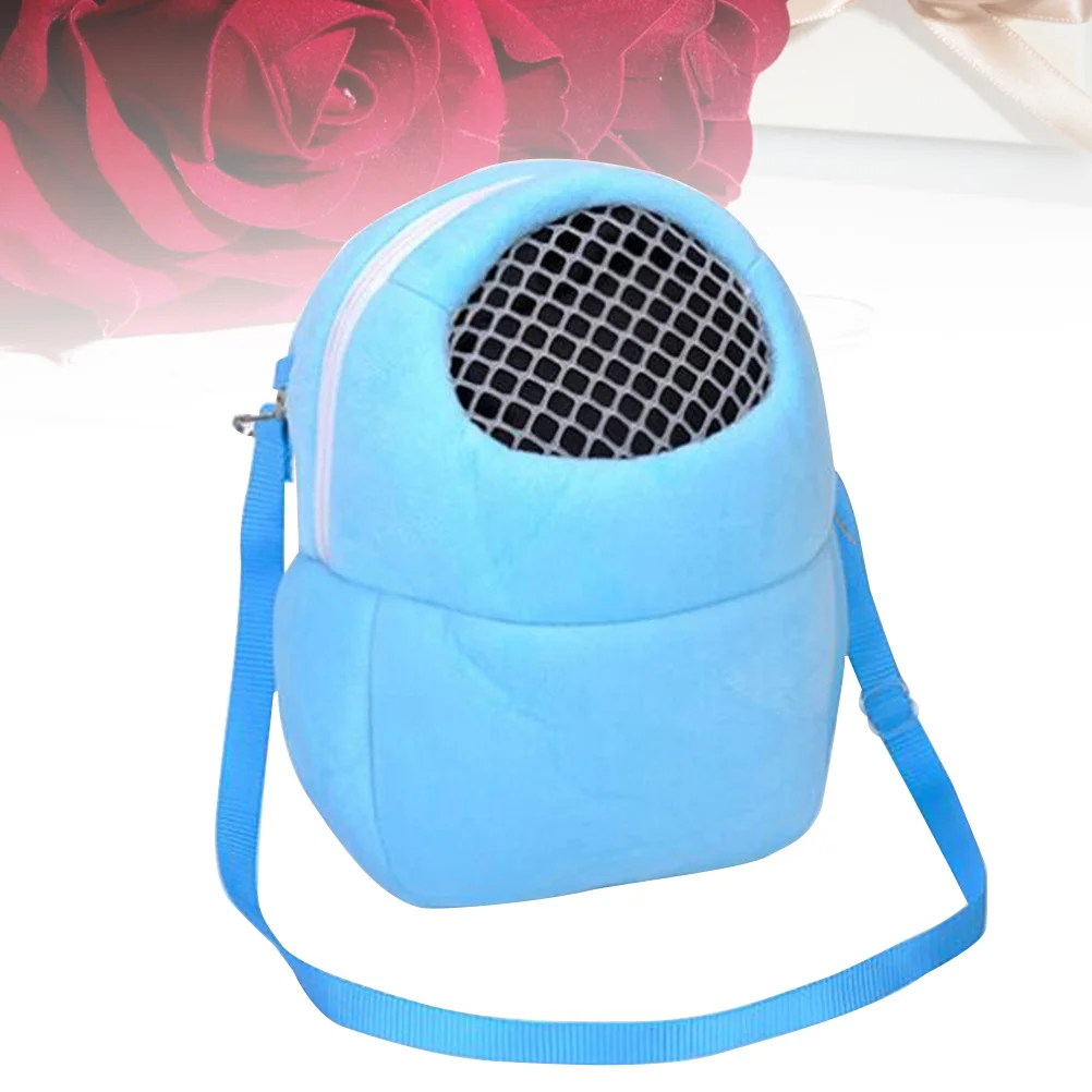 

Portable Nest for Squirrel Hamster L Size Breathable Pet Carrier Bag with Mesh Window Safe Comfortable Travel Outdoor Use Pet