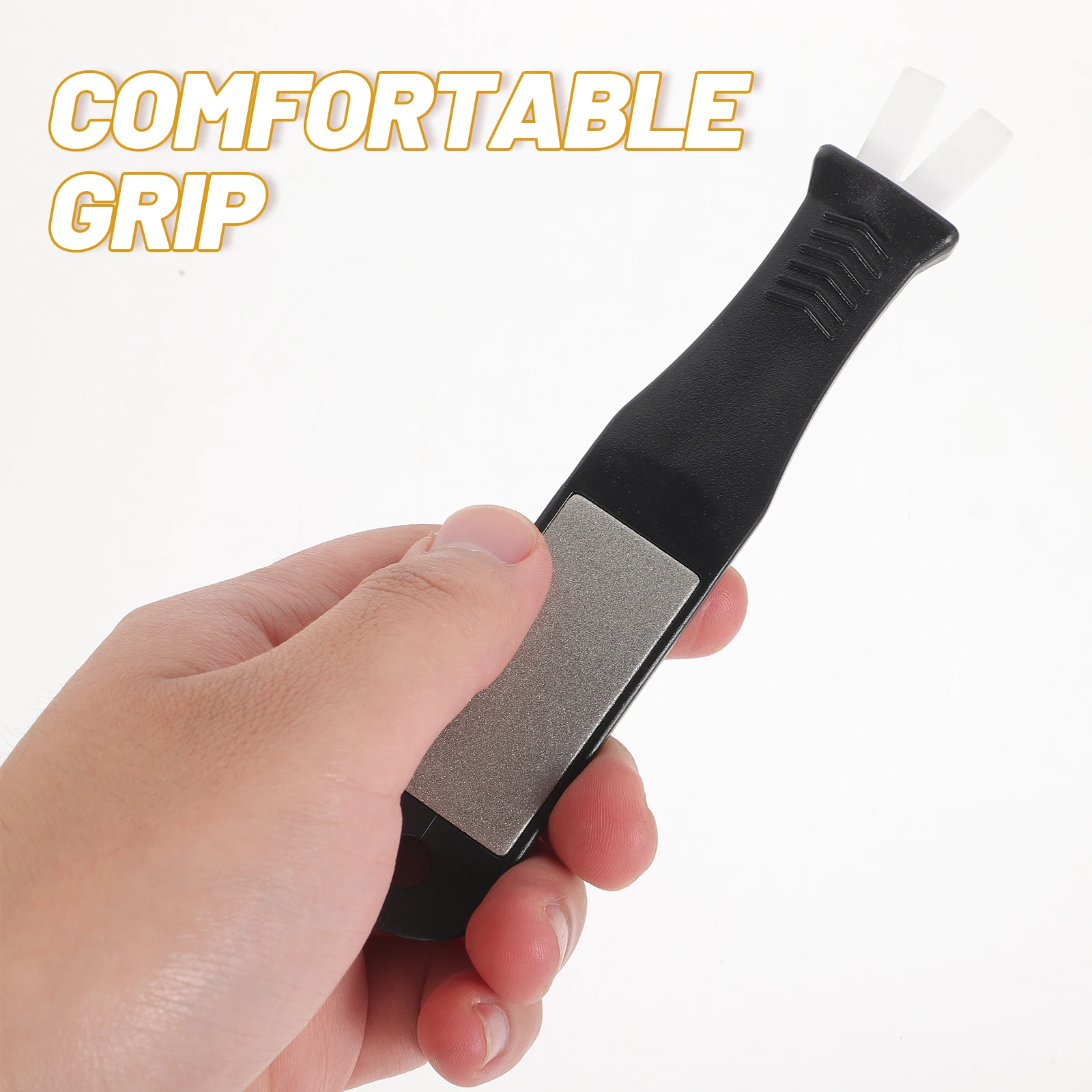 

s Silicon Portable Ice Hockey Convenient Skate Grindstone Blades Skate Shoes Sharpener Grindstone Fitness Accessories