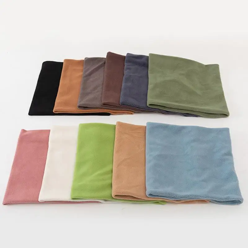 

Plush Solid Color Head Neck Cover Windproof Neck Scarf Unisex Thick Elastic Mufflers Warming Neck Scarf Pullover Protection