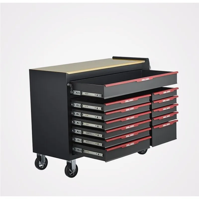 12 Pumping heavy tool cart Multifunctional workshop Mobile trolley Maintenance tool cabinet Drawer type auto repair toolbox