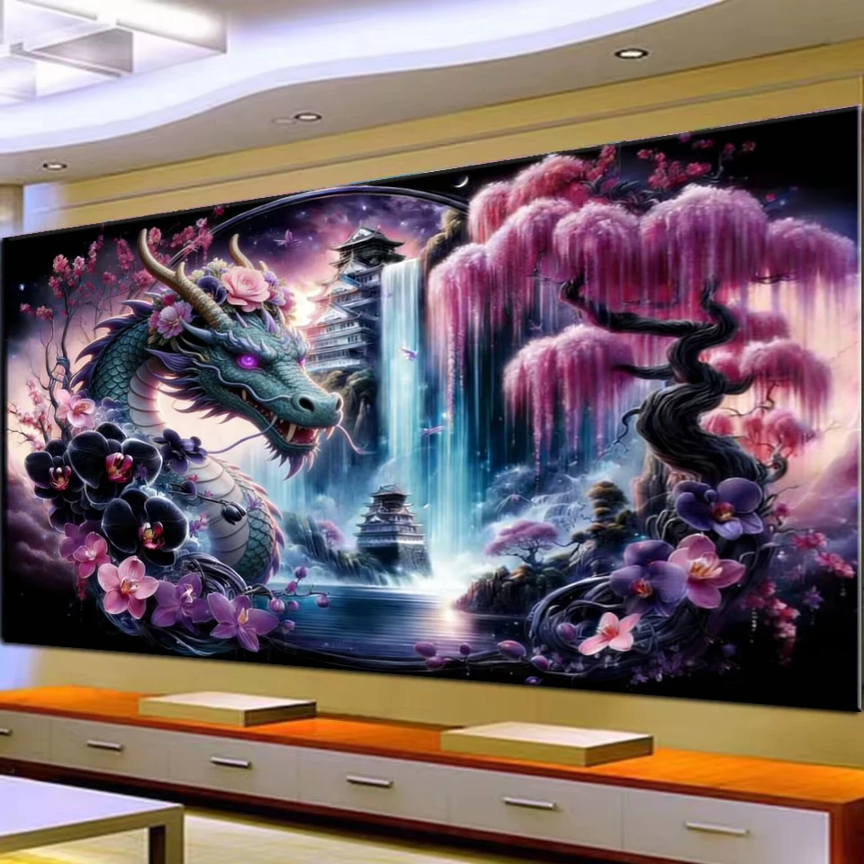 

Новая коллекция: Алмазная мозаика «Дворец фантазийных драконов и цветы» для самостоятельной вышивки крестом, полная выкладка, алмазная живопись, декор для дома