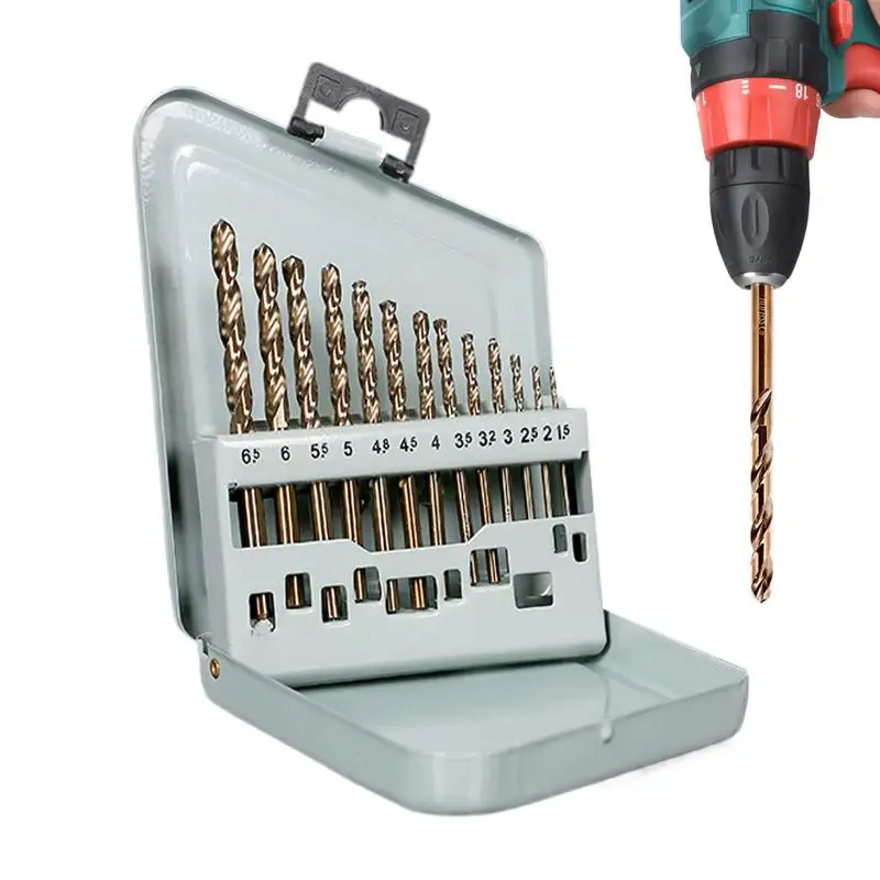 

Cobalt Drill Bit Set High Speed Steel Concrete Drill Bit Tools Home Improvement For Masonry Tile Aluminum Wood Plumbing