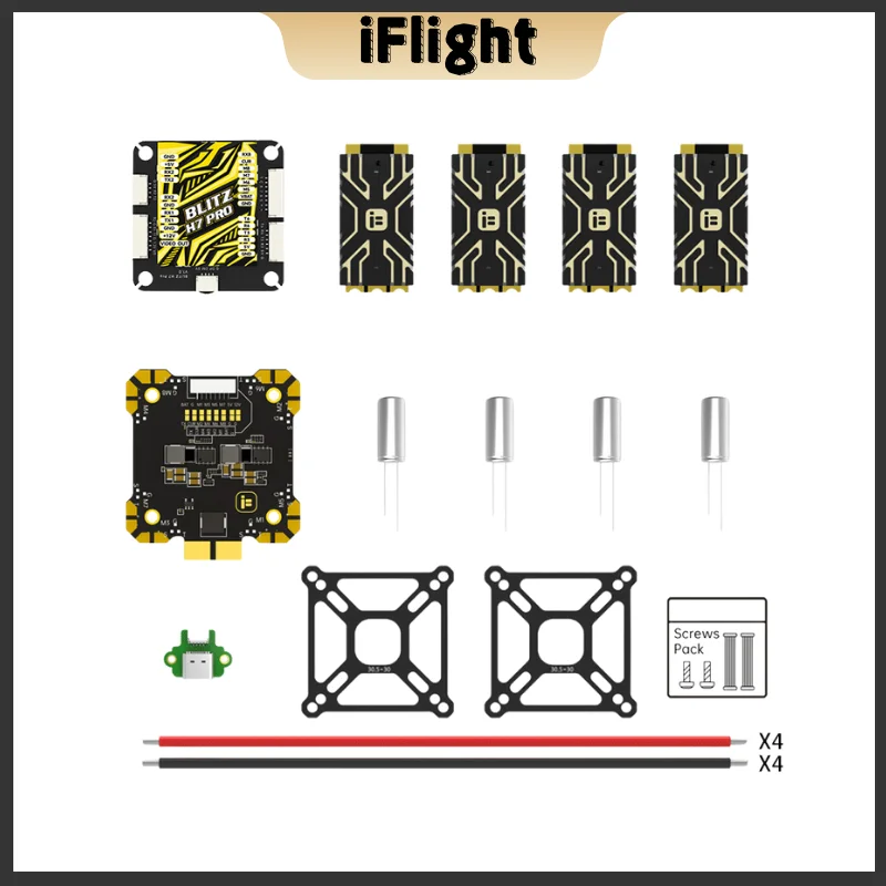 Set combinato IFlight BLITZ F7 Pro con ESC singolo BLITZ E80 per drone FPV RC