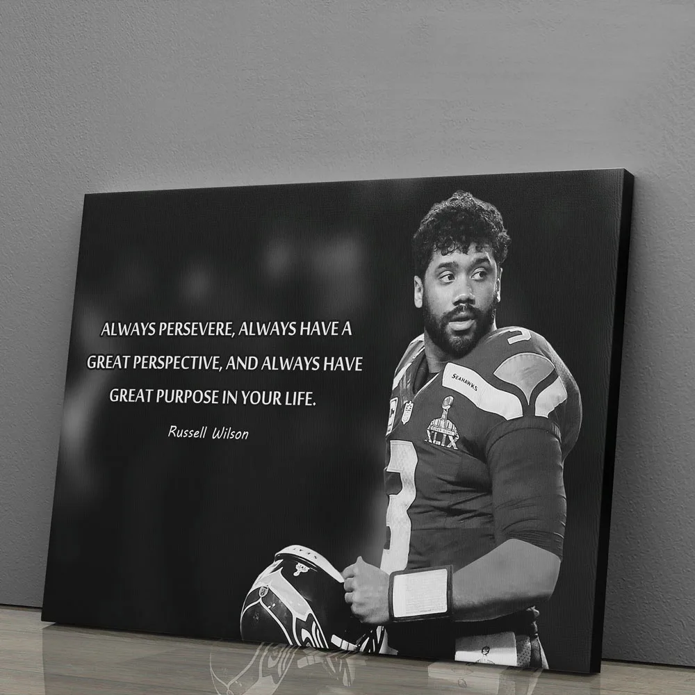 Rugby Player Canvas Painting Set Print Player Man Boy Sports Fan Gift Dorm Room American Football Posters Wall Art Home Decor