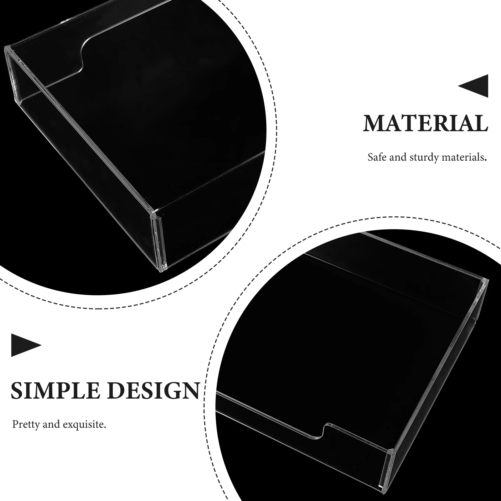 

Acrylic Keyboard Protective Cover Transparent Dust Case Household Water-Proof Cover Keyboard Protector Accessory