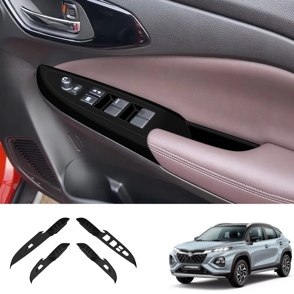 

RHD для Suzuki Fronx WDB3S WEB3S 2024 2025 2026, силиконовая резина, панель переключателя окна, подъемная крышка, накладка, кнопка управления, аксессуары