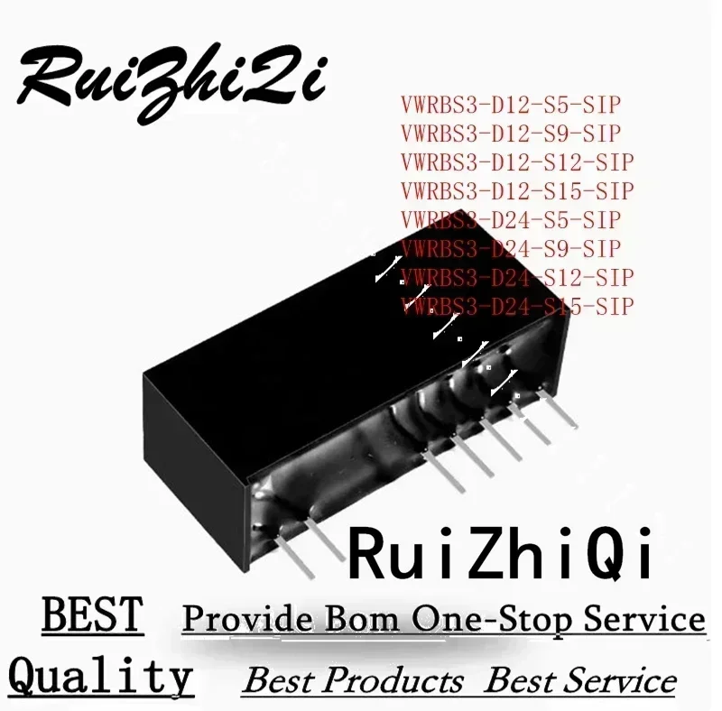 10PCS/LOT VWRBS3-D12-S5-SIP VWRBS3-D12-S9-SIP VWRBS3-D12-S12-SIP VWRBS3-D12-S15-SIP 3W DC/DC POWER