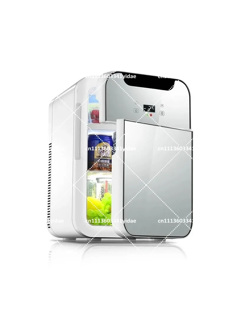 20L Dual-Use Mini Refrigerator for Home, Student, Car, Portable Digital Display, Compact Cooling