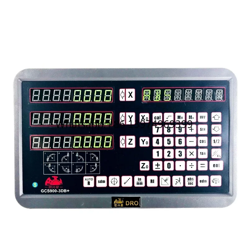 High Accuracy Plastic Digital Readout 3 Axis Dro GCS900-3DB for Vertical Injection Molding Machine/drilling Machines