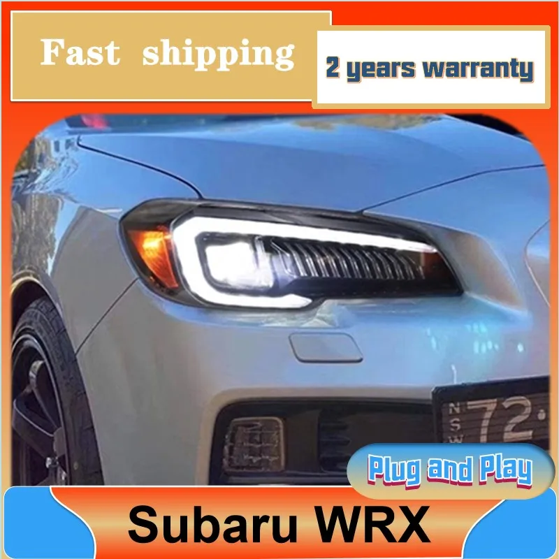 

Car Styling for Subaru WRX Head Light 2015-2021 WRX Headlight DRL Turn Signal Low High Beam Projector Lens