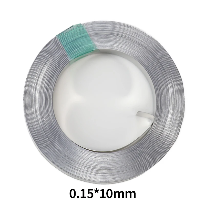 1 Roll 18650 Li-ion Battery Nickel Plated Strip Connector 0.1mm 0.12mm 0.15mm 0.2mm Battrey Connector Spot Weld Steel Belt 10m