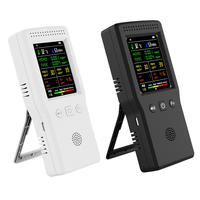 T50 9In1 Air Quality Detector LCD Display PM2.5/10 HCHO TVOC CO CO2 AQI Temperature Humidity Multifunctional Air Quality Monitor