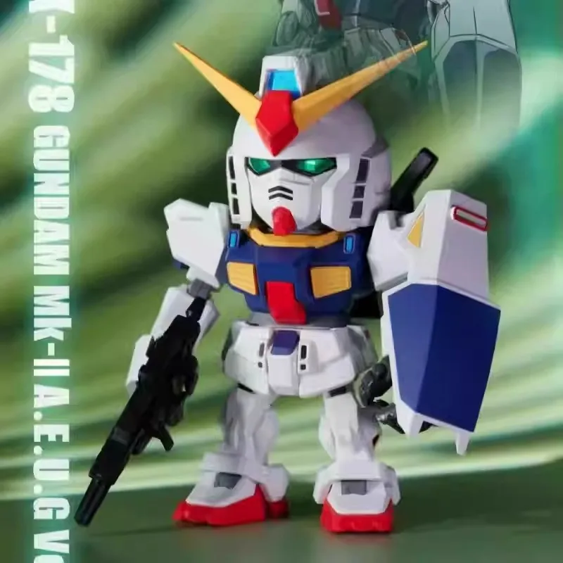 حقيقي في المخزون 2025 QMSVminiIZ GUNDAM GUNDAM Mk-shuII سلسلة عمل الشكل صندوق أعمى جمع التجمع نموذج لعبة عيد ميلاد هدية