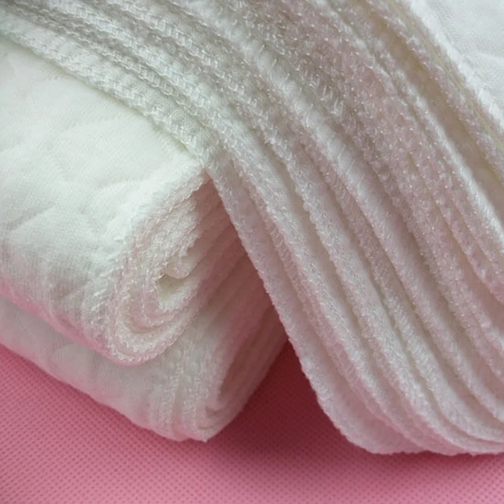 10 قطع حفاضات أطفال من ثلاث طبقات حفاضات قطنية قابلة للغسل وقابلة للتنفس وسادة تغيير الحفاضات المحمولة للرضع تستخدم حفاضات قطنية للرضع #2