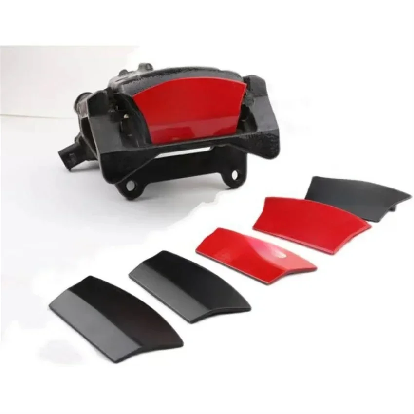 Aluminum Alloy 2PCS Caliper Plate For Audi A4 A5 A6 Q5 Q7 A7 Volkswagen Standard Rear Brake Caliper Patch Standard Sticker