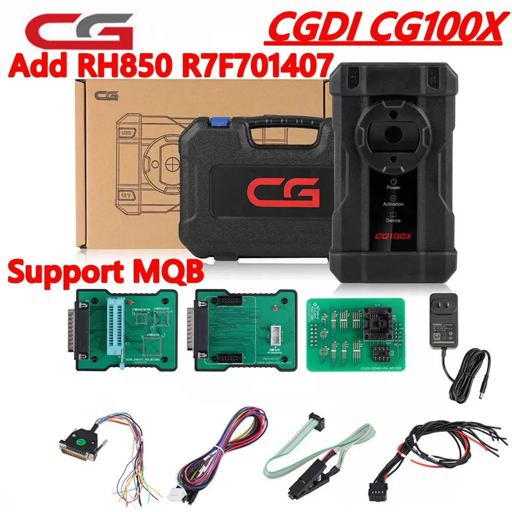

Новейший программатор CGDI CG100X нового поколения для сброса данных о подушках безопасности, считывания пробега и чипов. В комплекте бесплатный адаптер PROV2 D1 MQB. Поддержка MQB.