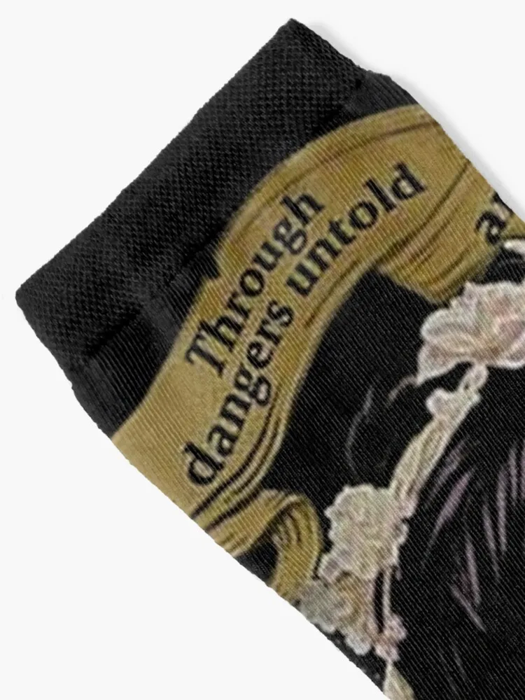 Through dangers untold the labyrinth film idol art gift for fans Socks Warm Socks For Men