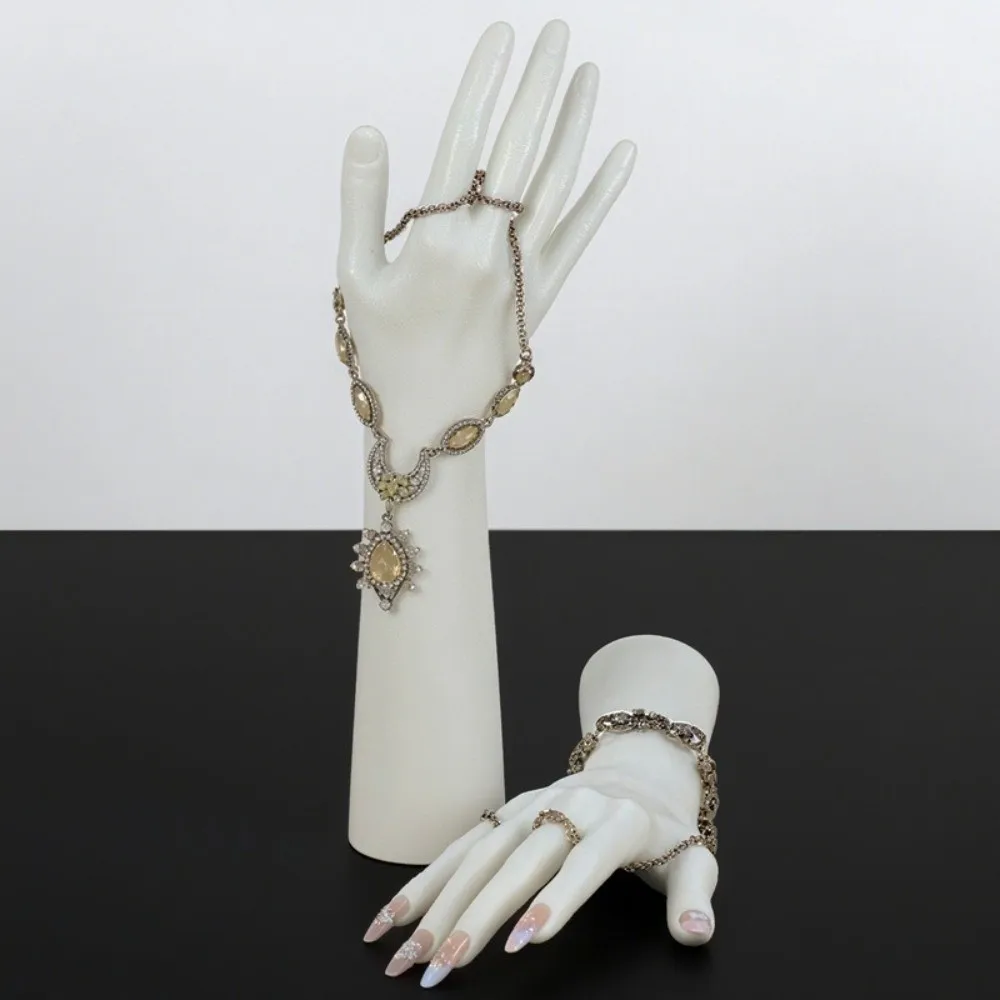 Multi-purpose 25/32cm Mannequin Hand PVC Long Arm Bangle Holder Watch Display Stand Jewelry Display Holder