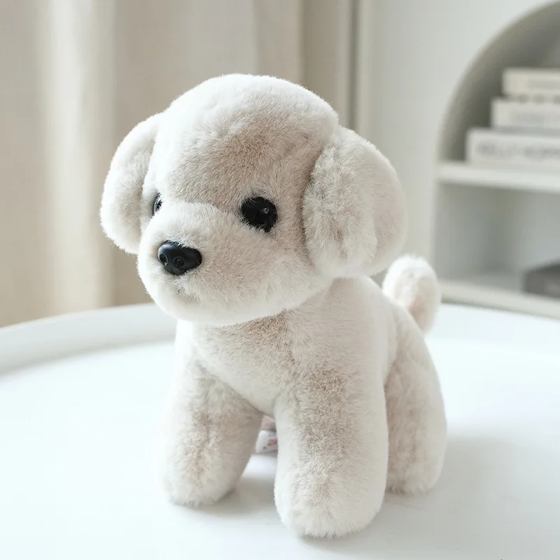 

Simulation Teddy Dog Plush Toy Fluffy Puppy Dog Dolls Cute Puppy Stuffed Toys Comforts Children To Sleep Cuddle Doll Girl