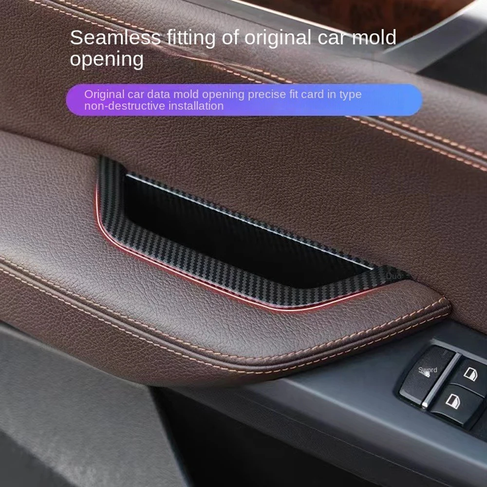 

High quality Interior Door Pull Handle Armrest Panel Cover Storage box LHD RHD For BMW X3 X4 F25 F26 2011-2017