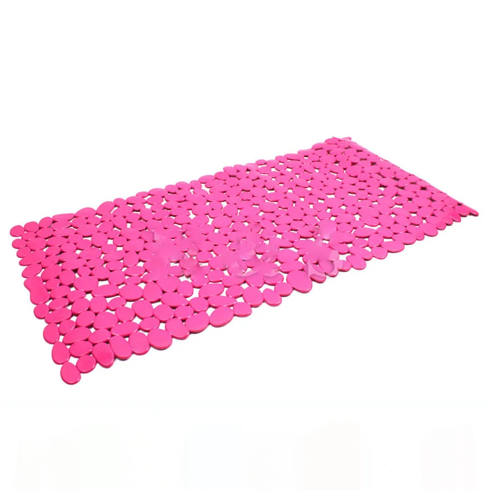 

Extra Large 35X70Cm White Strong Suction Anti-Slip Bath Pvc Non-Slip Bathtub Mat For Toddler Baby Pebble Surface