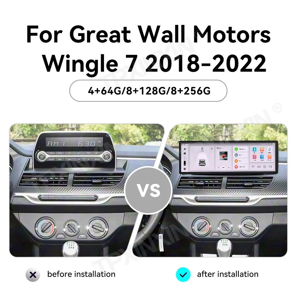 Touch Screen Car Radio For Great Wall Motors Wingle 7 2018-2022 Android GPS Automotive Multimedia Auto Radio Stereo Receiver