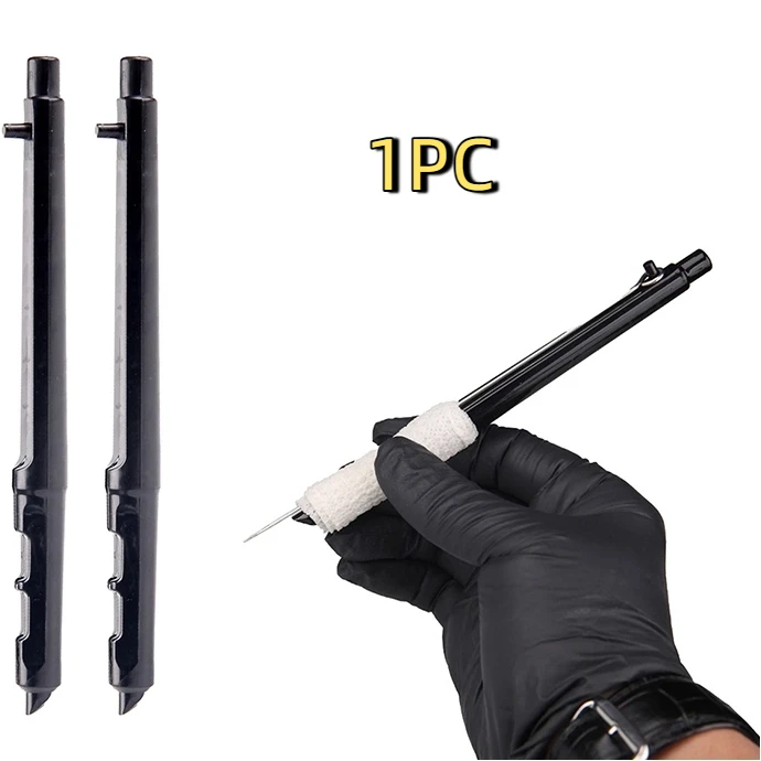 Pen Handpoke Tattoo Supplies 1pc Black 3D Hand Poke And Stick Tattoo Manual Tool