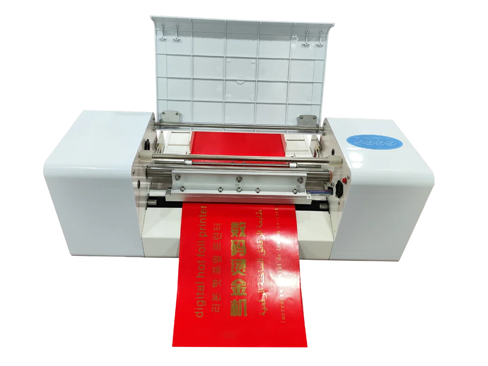 2023 Low price Wedding card printer Aluminum gold foil paper printing machine Amydor 360A We are factory