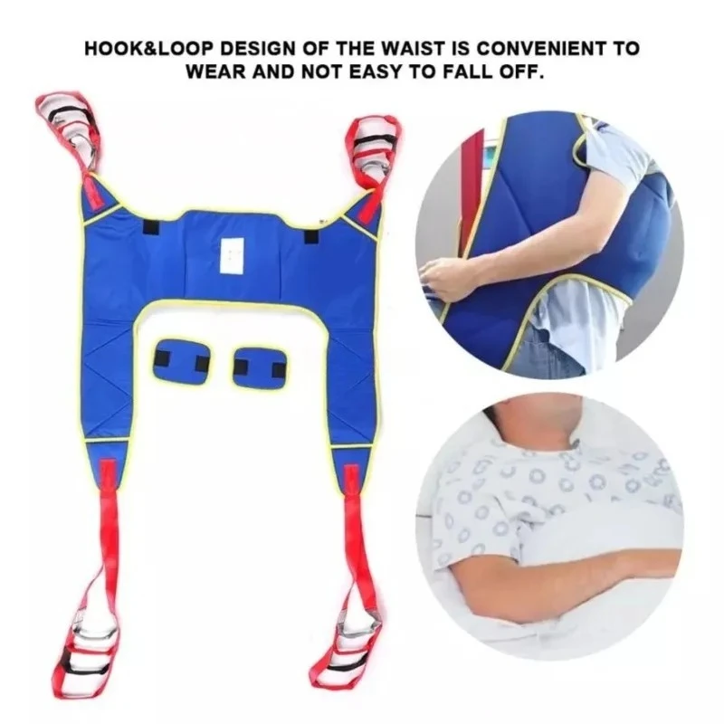 قابل للتعديل حزام نقل المريض رفع حبال مساعد إعادة التأهيل حزام الساق المدربين للمريض المعاقين المشي الرعاية الصحية #4