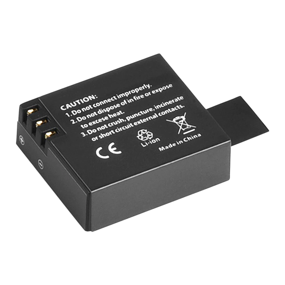 Replacement Battery 3.7V 900mAh Li-ion Compatible with SJCAM SJ4000 SJ5000 SJ6000 M10,Victure AC700/AKASO EK7000/Brave 4/APEMAN