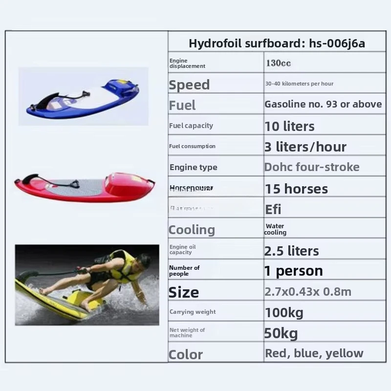 Custom Jet Surf for Water Sport Igh-Performance Motorized Surfboard for Ocean Water Sports for Sport Kayak Fiberglass Pedal