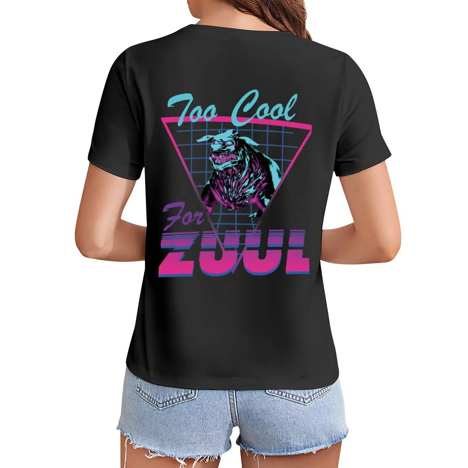 

Too Cool For Zuul T-Shirt shirts graphic tees sweat vintage lady clothes Summer Women's clothing