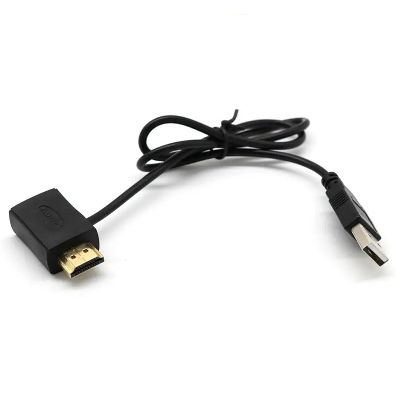 Stylish-2X Male To Female Connector + USB 2.0 Cable Spliter Adapter Extender