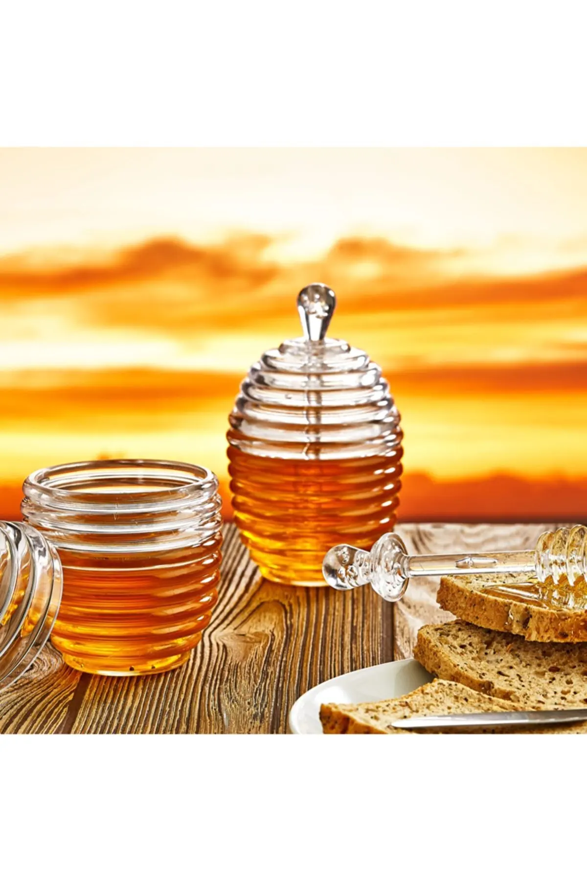 Bộ Tổ Ong Hình Hũ Mật Ong Có Thìa Làm Từ Phong Cách Hữu Ích Chất Lượng Chất Liệu 2022 Xu Hướng Mô Hình