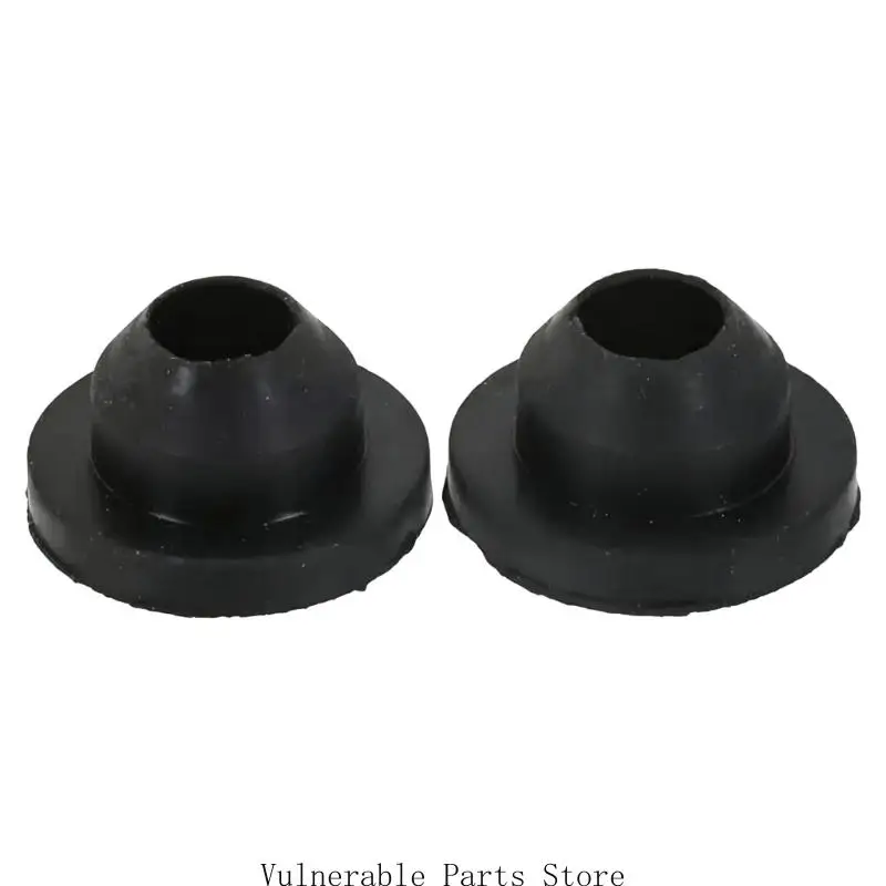Rubber Washer Pump Grommet 10 Pack for Windshield Washer Repair, Flanged Service Part with 16.3 mm Top Diameter, Ref 443955465