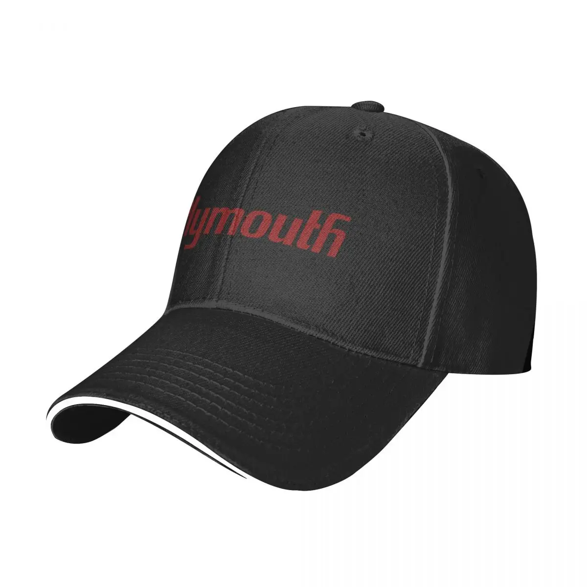 Plymouth Script - Blood Red Baseball Cap Sunhat Luxury Hat dad hat Man Women's